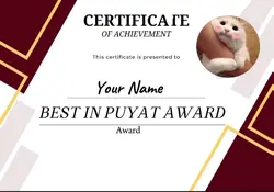 Best in puyat award