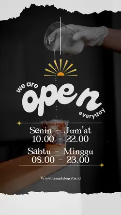 We are Open