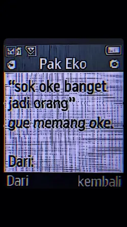 sok oke bnget jadi