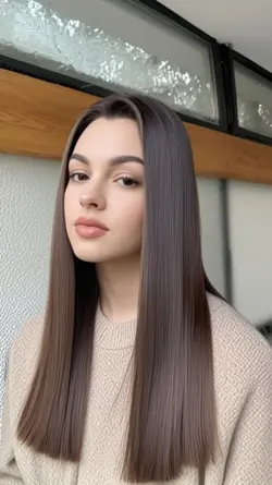 straight hair effect
