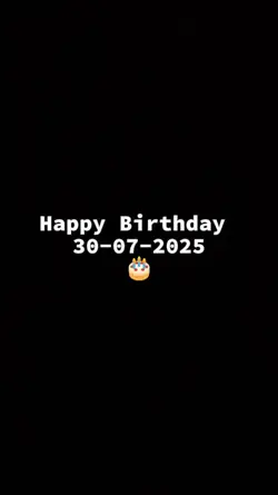 birthday 30 July 