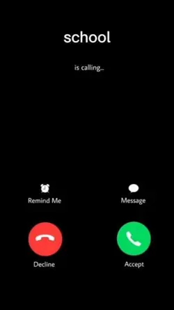 School is calling