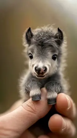 Cute tiny Ai horse 