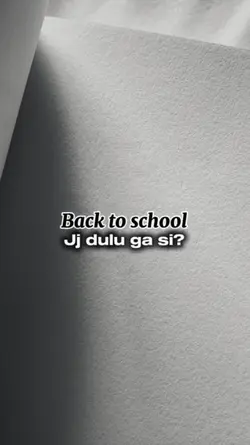 BACK TO SCHOOL 