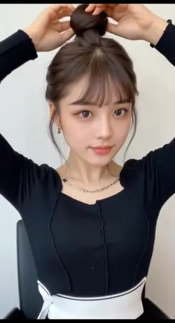 ①枚📸AIで簡単髪結方法？🥰