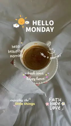 Hello Monday ☀️