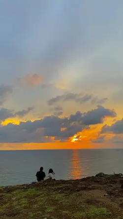 video sunset estetik