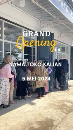 Grand opening