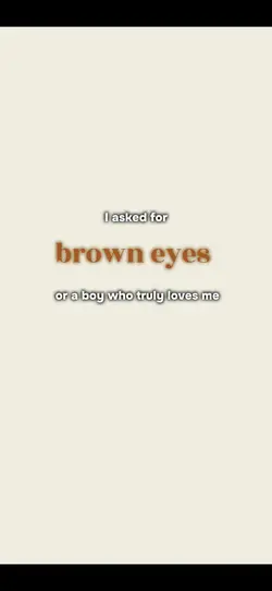 brown or blue eyes