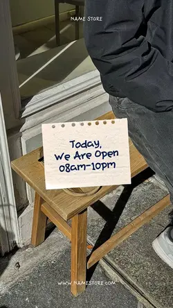 story : we are open