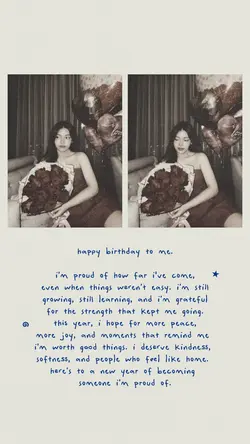 hbd to me