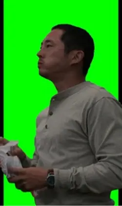 Guy stress eating 
