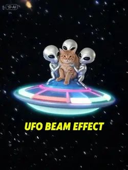 Ufo beam effect