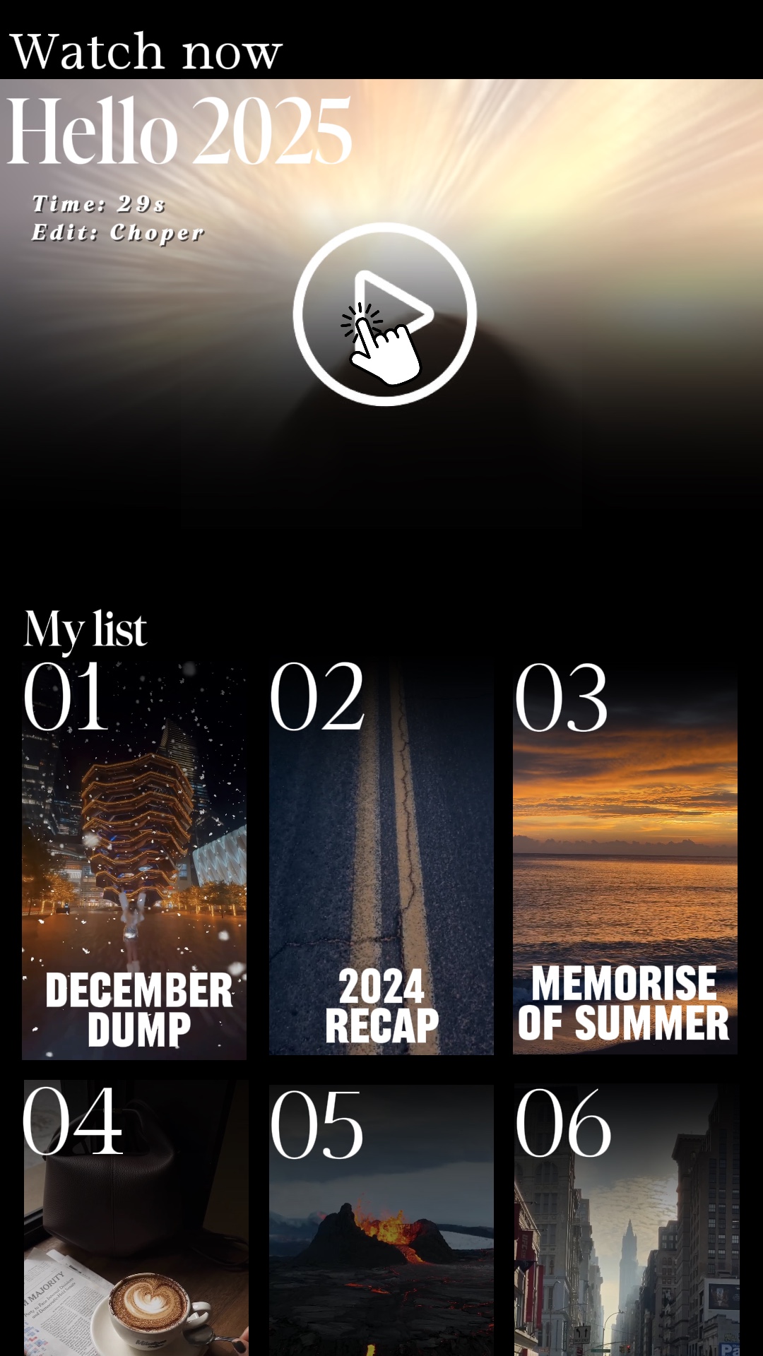 capcut template cover