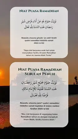 Niat puasa 