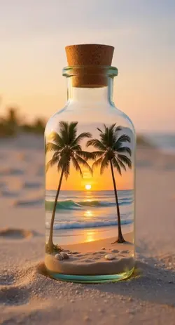 foto dalam botol