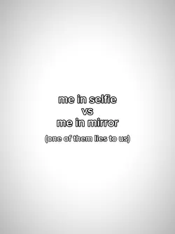 selfie vs mirror