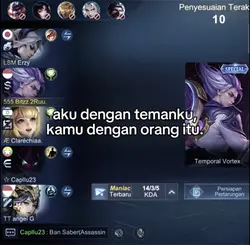 Aku dengan temanku