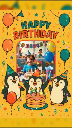 cumpleaños pingüinos