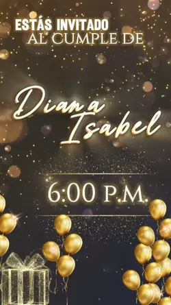 invitación Diana