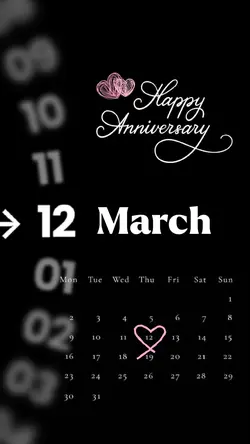 Anniversary 12 March