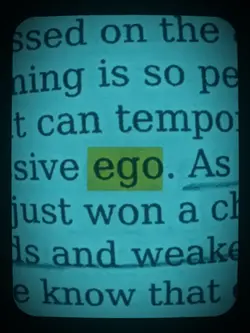 show your ego]