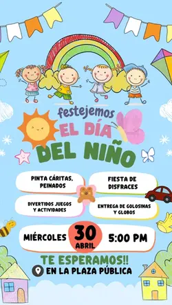 Invitación niños 🪁🧸