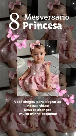 8 Mêsversário Menina
