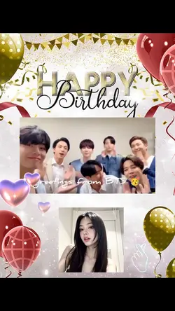 K-idol Bday Greeting