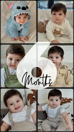 happy 6th month baby