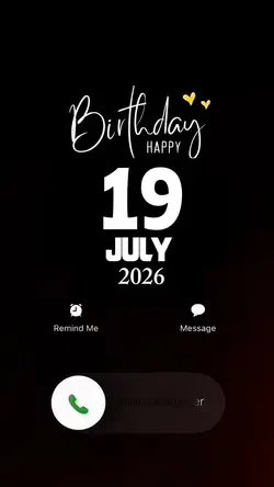 Hbd 19 July 2026 