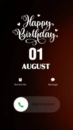 birthday 01 August