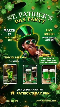 PATRICK'S day party
