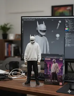 Ai figure action 3D
