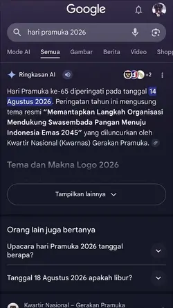 HARI PRAMUKA 14 AGST