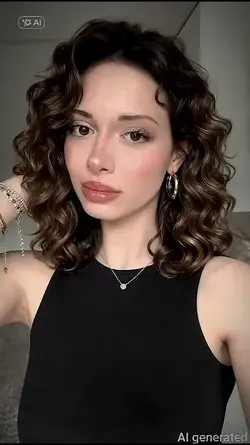 Curly hair