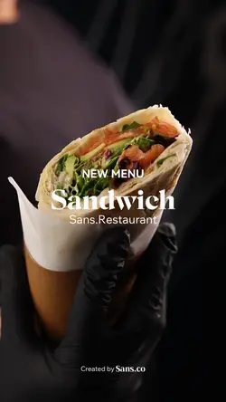 Sandwich new menu