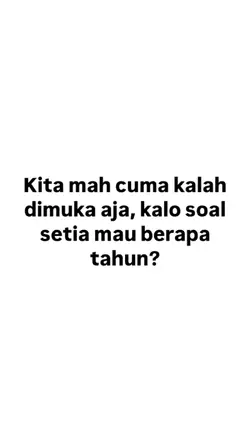 kita mah cuma kalah