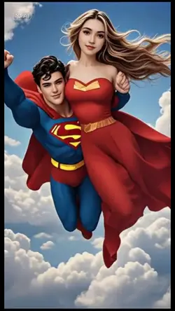 voando com supermen 