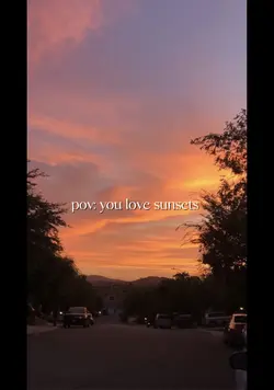 sunset photo dump 