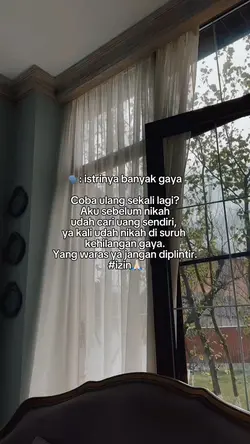 Istrinya bnyk gaya