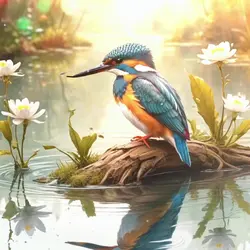 A sunny spring day.