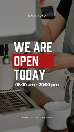 story : we are open
