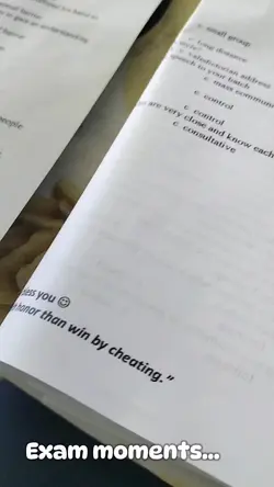 Exam moments