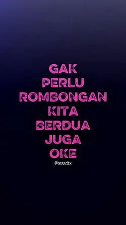 berdua juga oke