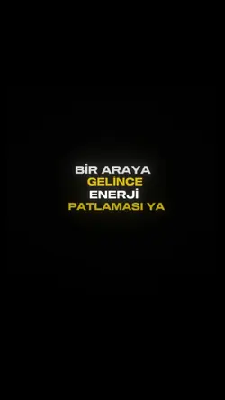 Enerji patlaması ⚡️