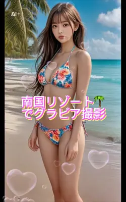 南国リゾートでグラビア撮影🌴👙