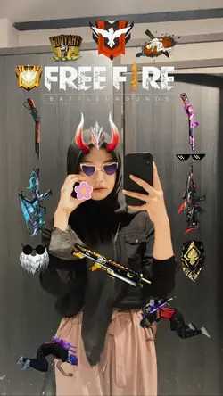 new stiker ff 1 cewe
