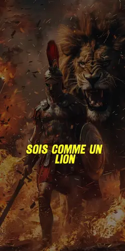 sois comme un lion