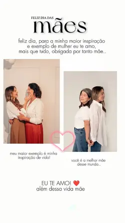 feliz dia das mães 